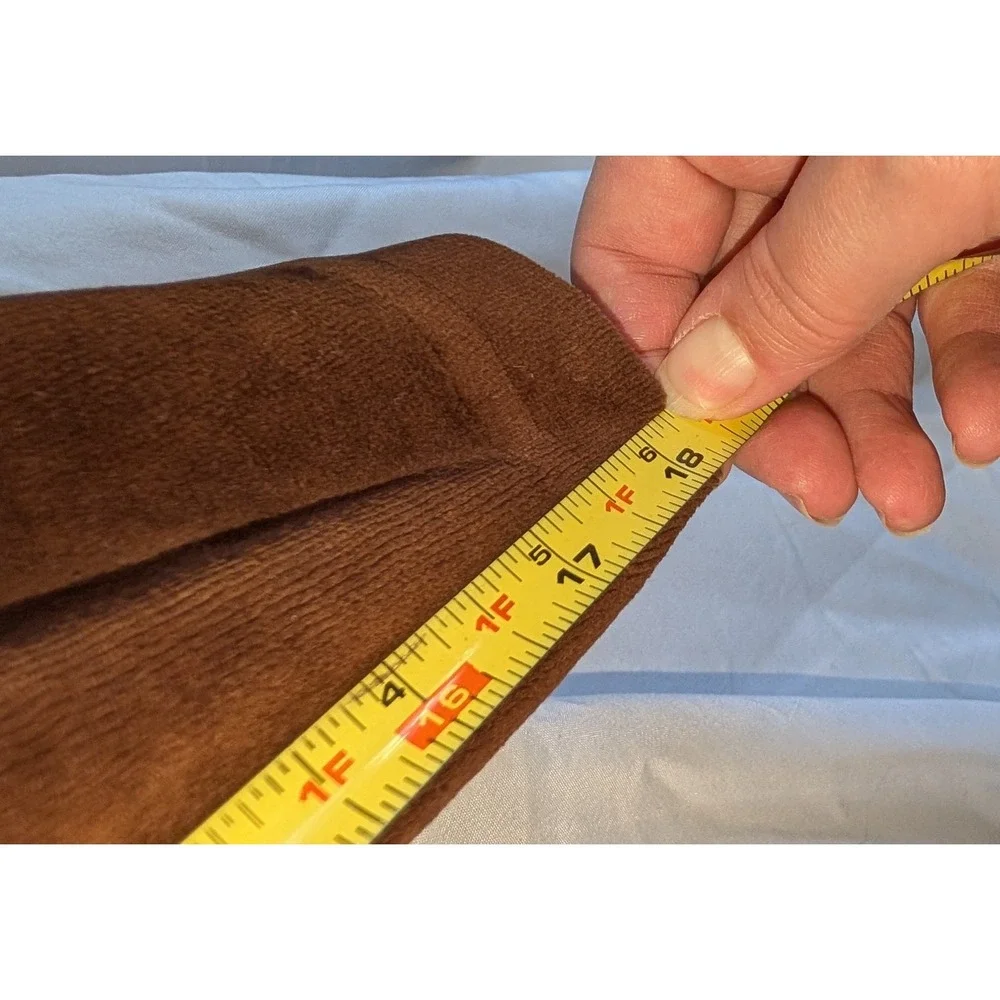 VTG Velour Velvet Brown 70s 1/4 Zip long sleeve Talon Disco Mens M vintage JMX
